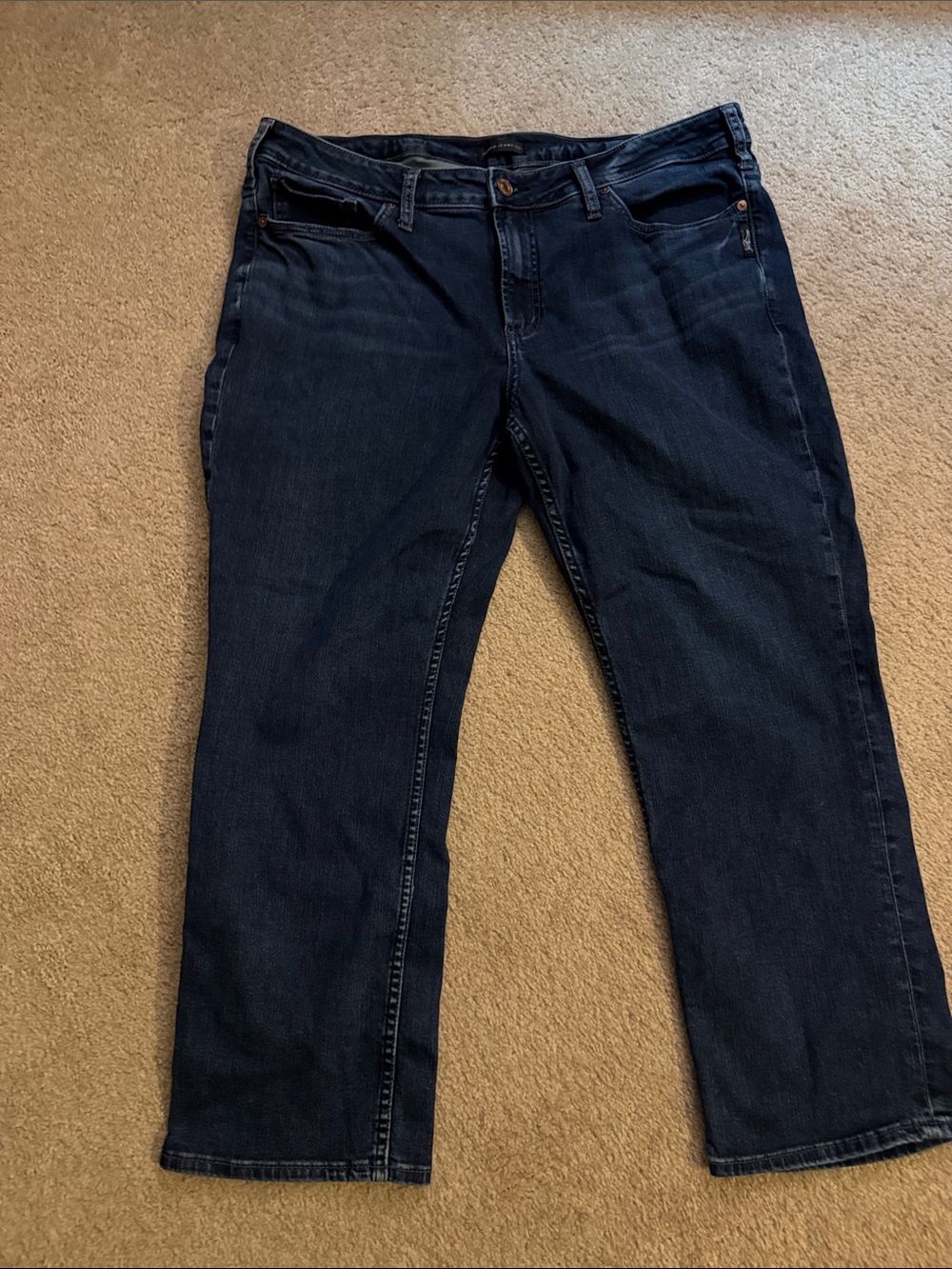 Silver Jeans - Suki Capri - Dark Blue Women's Size 18/23.5
